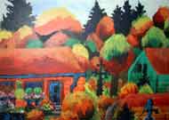  Dorf / Dedina (Acryl) 